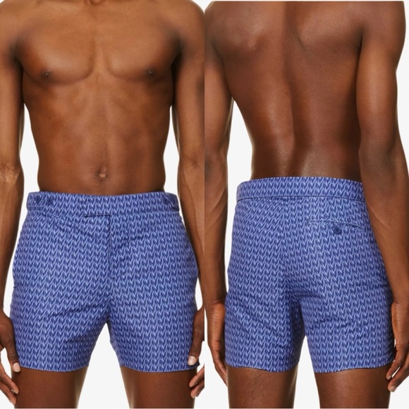 NWT FRESCOBOL CARIOCA Tailored Swim Shorts Micro Lencois With Branded Travel Bag - Picture 1 of 16